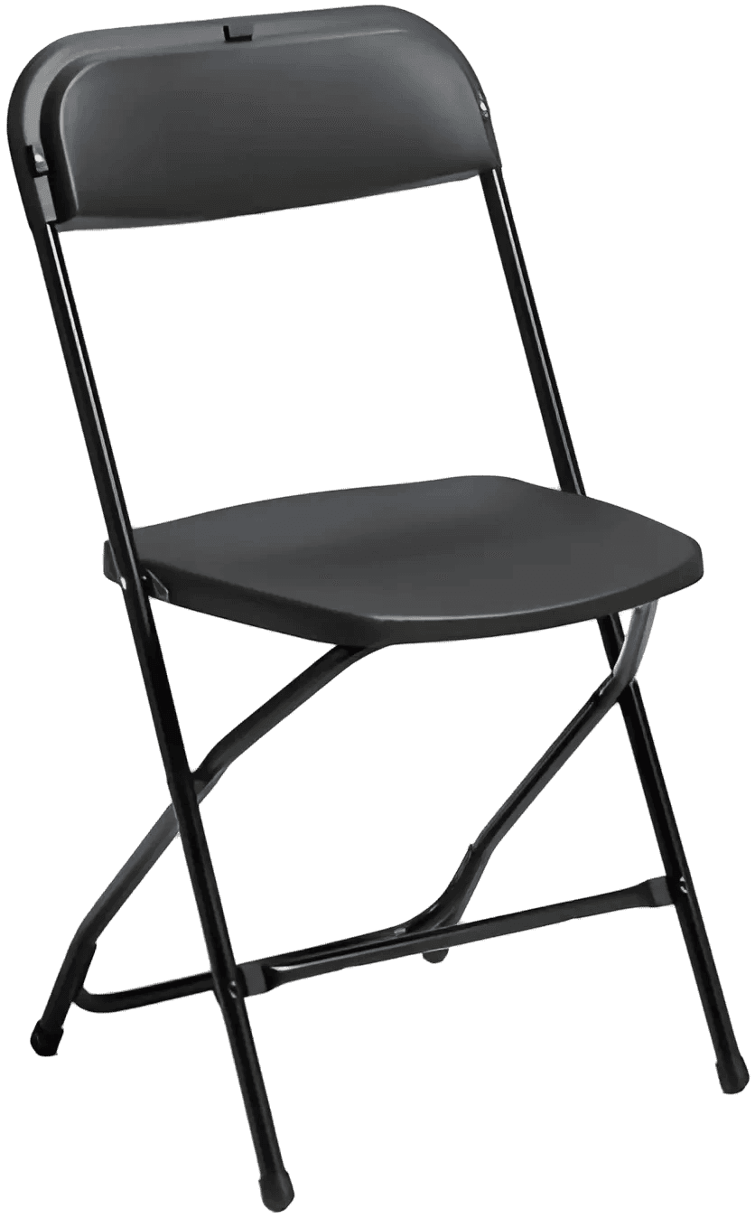 Klappstol svart